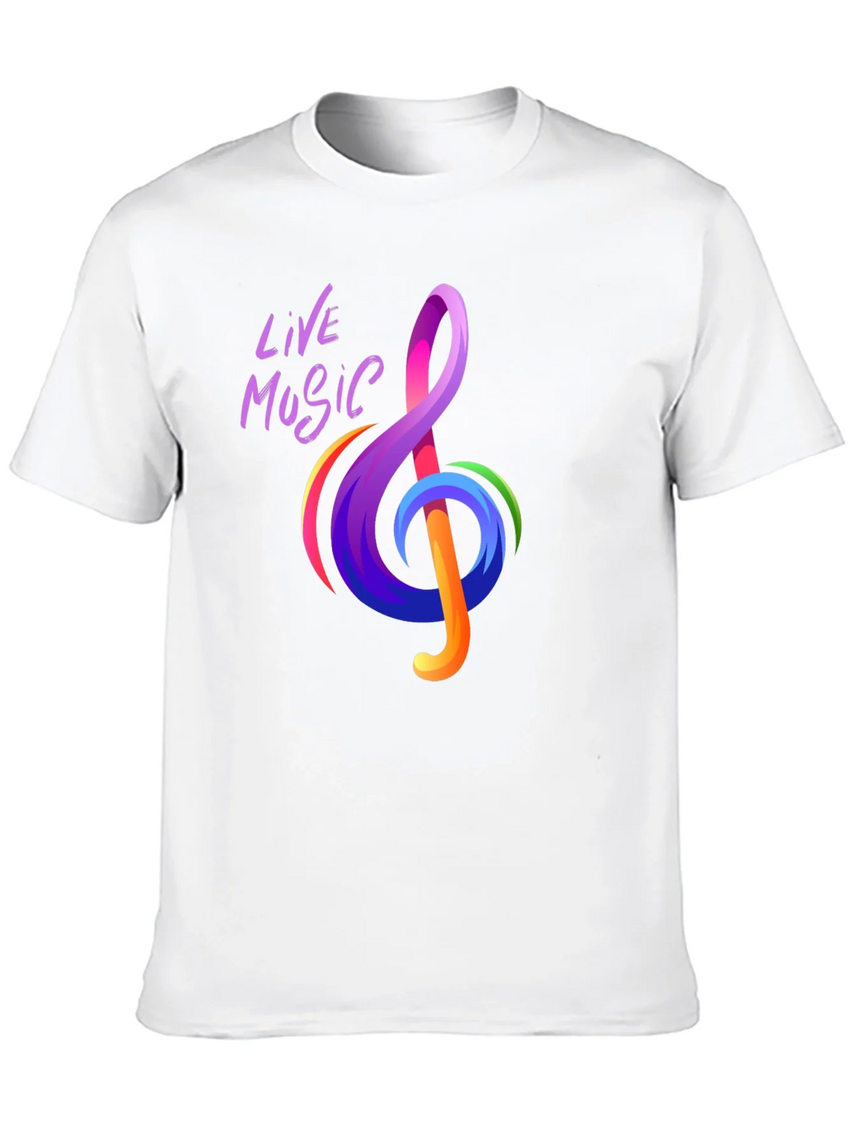 Live Music Treble Clef Graphic Tee - Vibrant Design product image 9