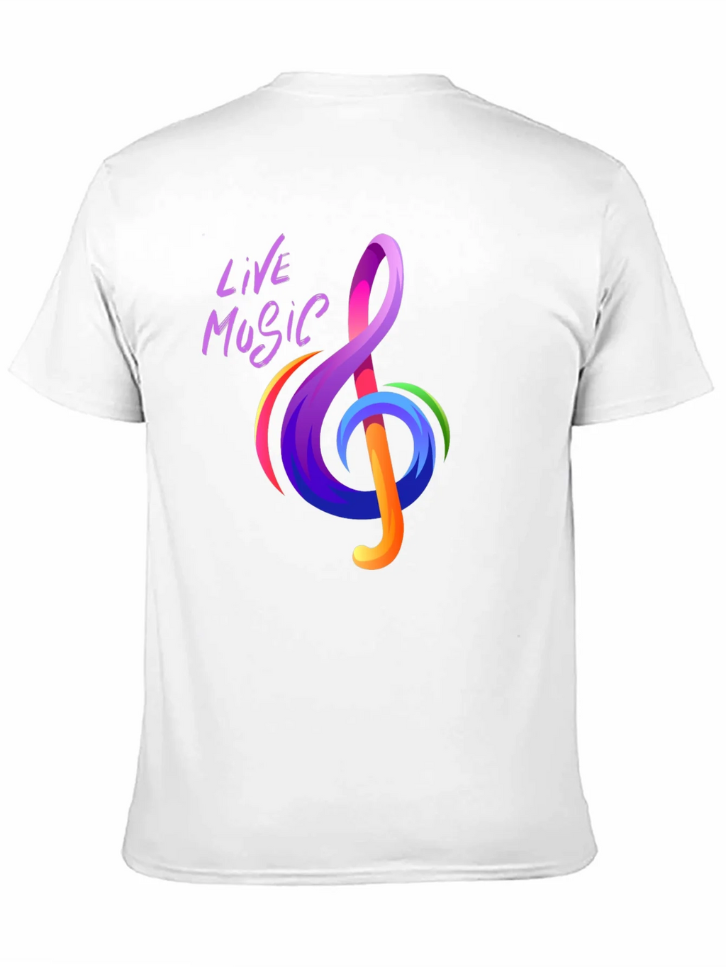 Live Music Treble Clef Graphic Tee - Vibrant Design product image 10