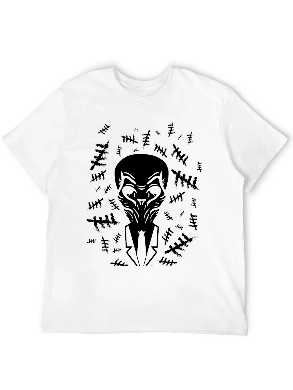 Black T-Shirt with Abstract Figure product image 11