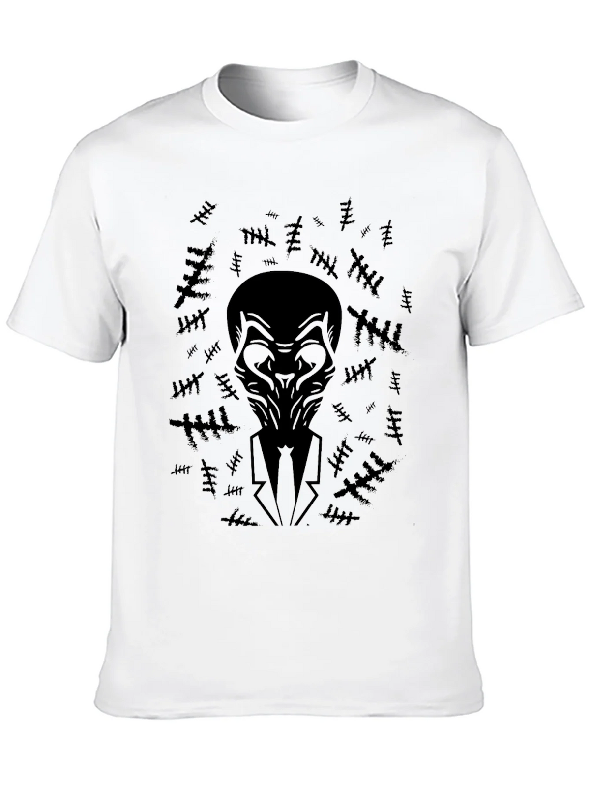Black T-Shirt with Abstract Figure product image 9