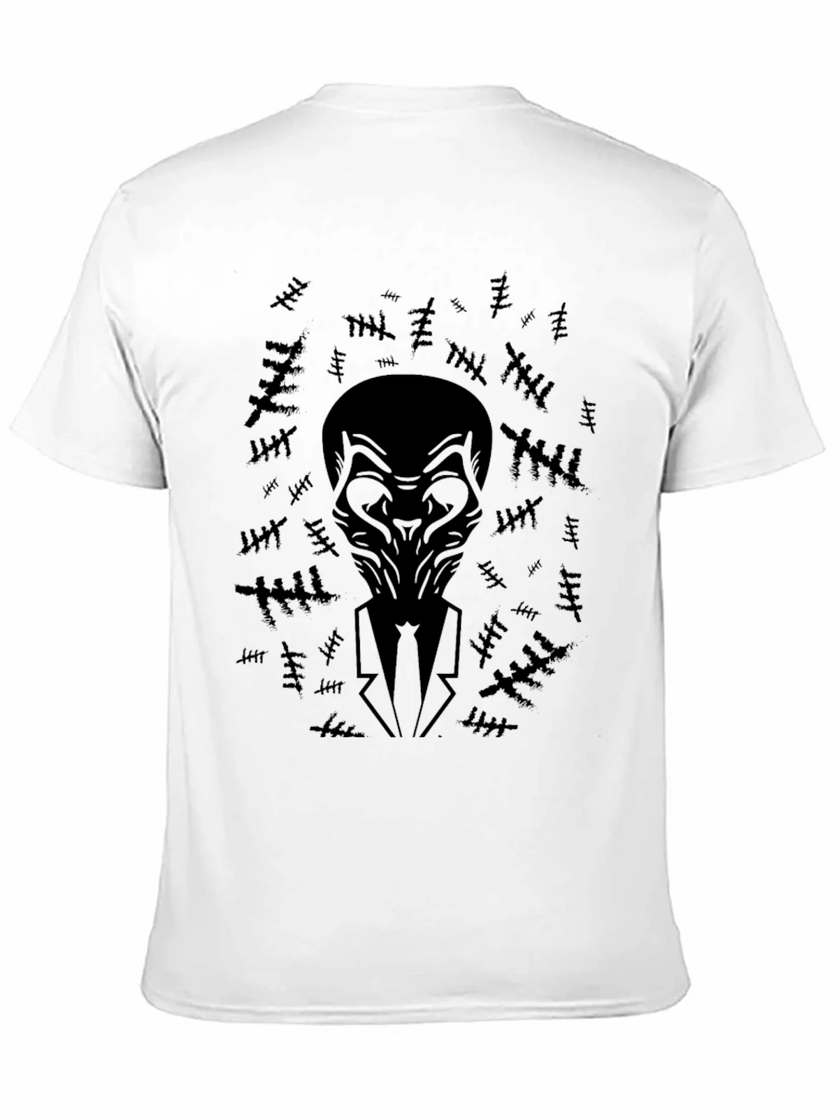 Black T-Shirt with Abstract Figure product image 10