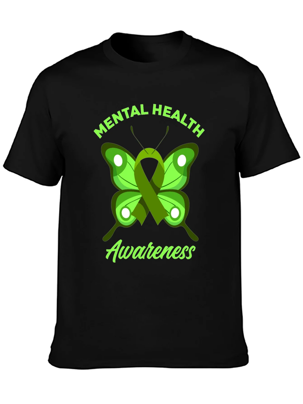 Mental Health Awareness Butterfly Graphic Tee product image 3