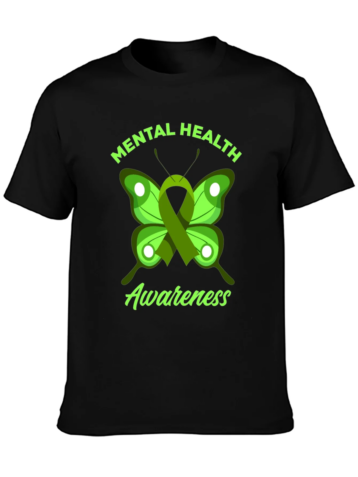 Mental Health Awareness Butterfly Graphic Tee product image 3