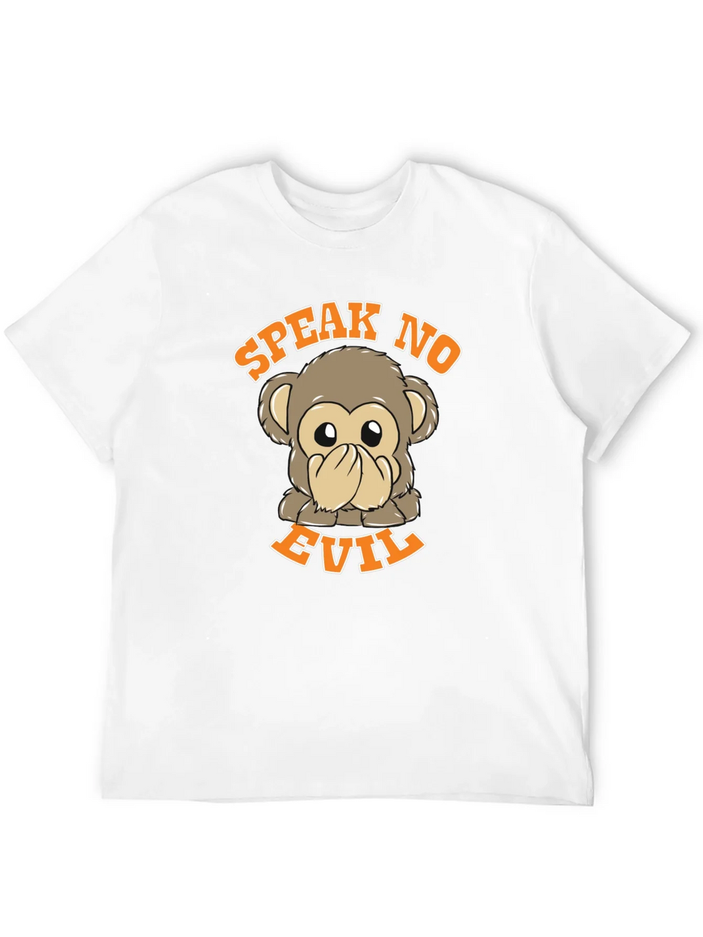 Speak No Evil Monkey Graphic T-Shirt product image 11