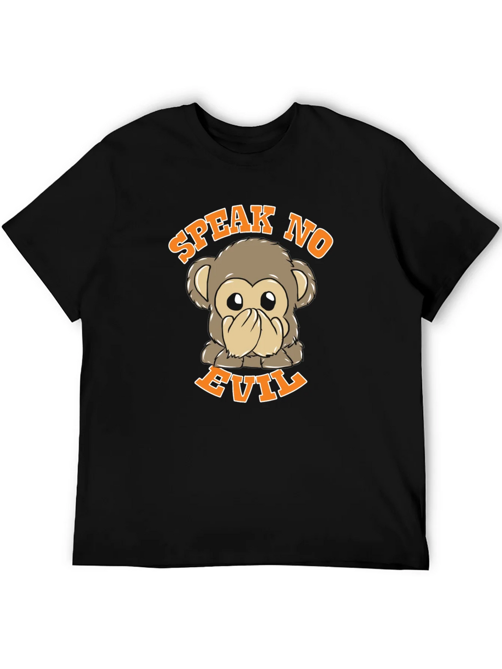 Speak No Evil Monkey Graphic T-Shirt product image 5
