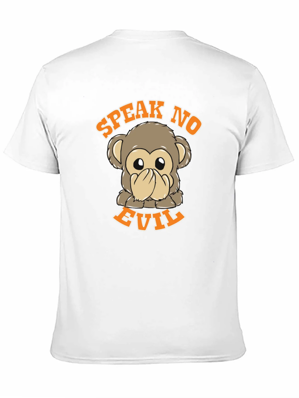 Speak No Evil Monkey Graphic T-Shirt product image 10