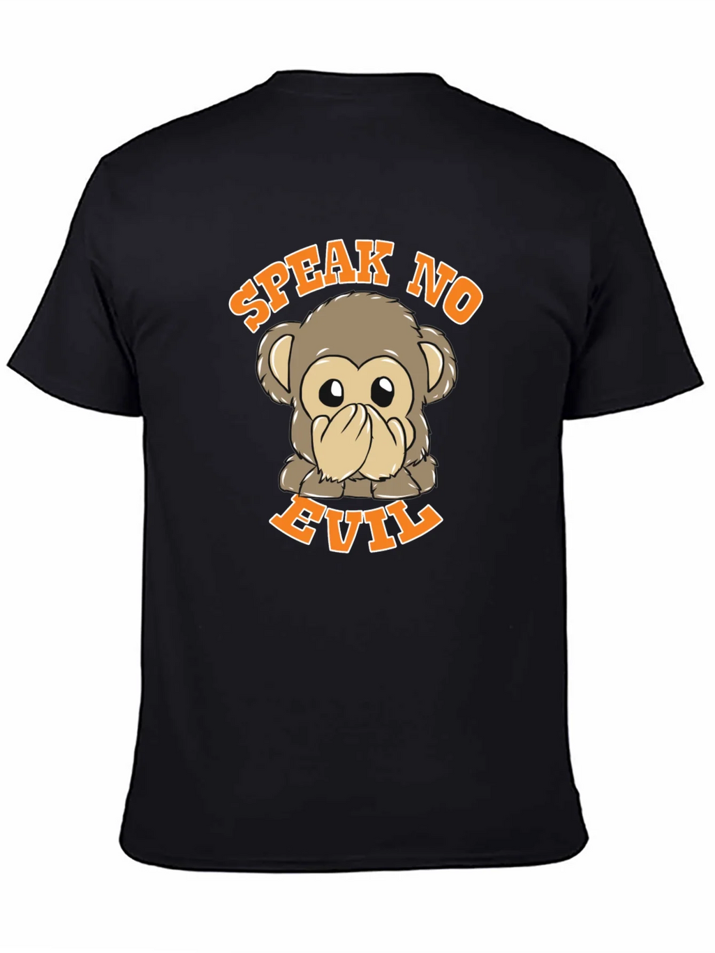 Speak No Evil Monkey Graphic T-Shirt product image 4
