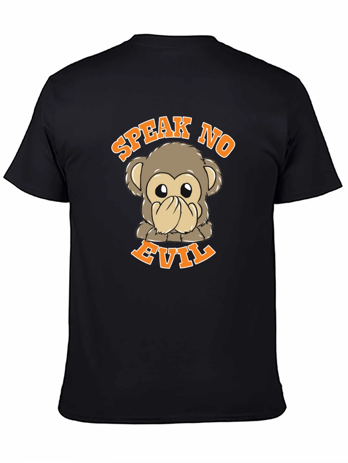 Speak No Evil Monkey Graphic T-Shirt product image 4
