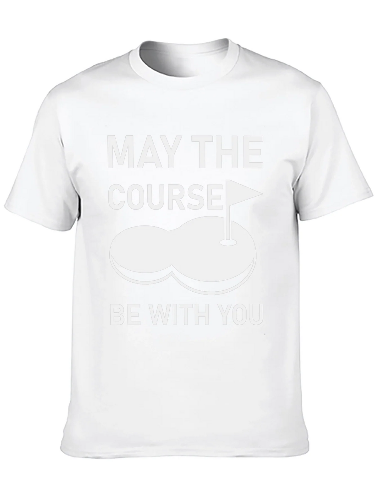 May the Course Be With You T-Shirt - Golf Humor product image 9