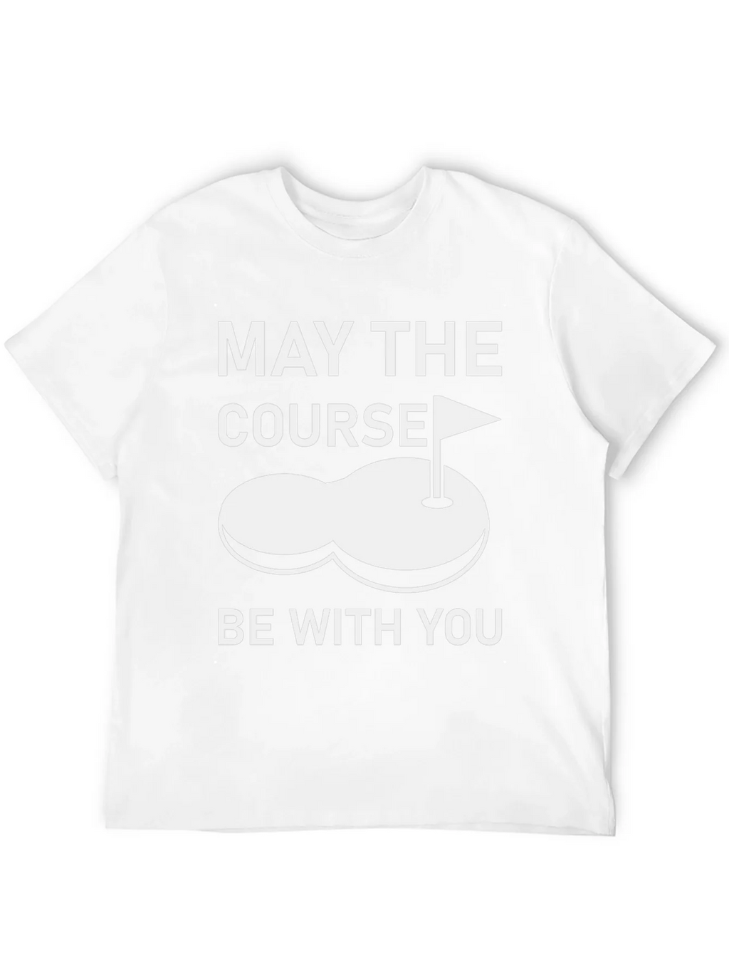 May the Course Be With You T-Shirt - Golf Humor product image 11