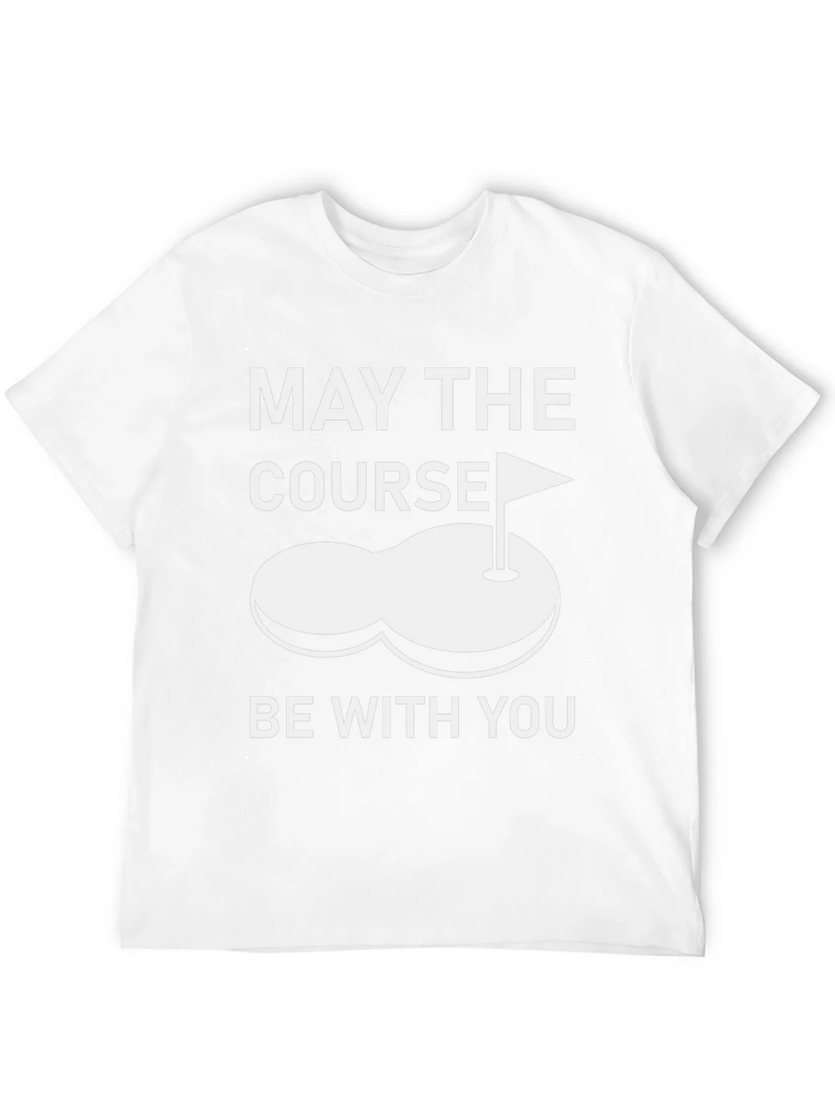 May the Course Be With You T-Shirt - Golf Humor product image 11