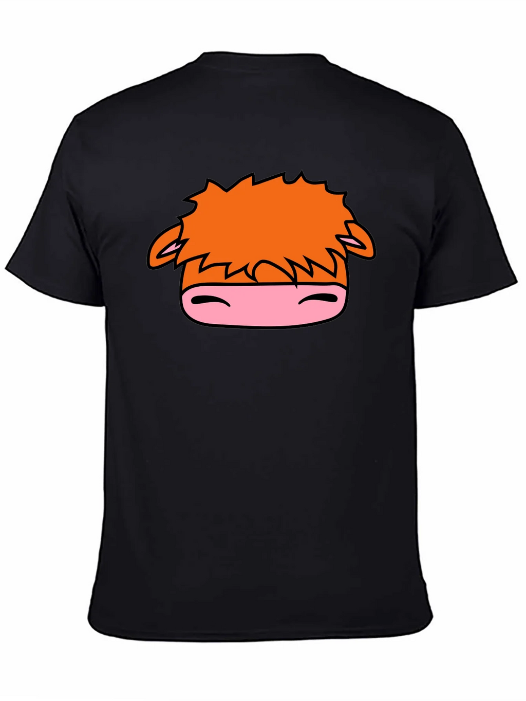 Cartoon Horse Graphic Black T-Shirt product image 4