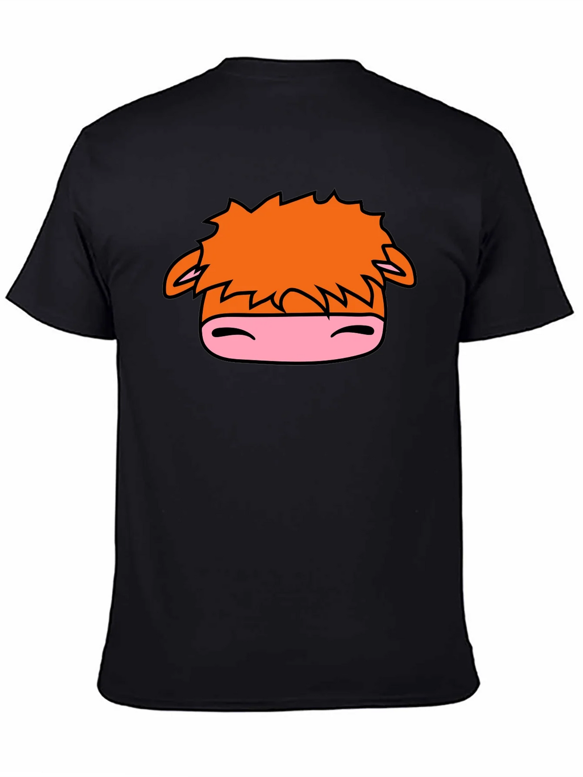Cartoon Horse Graphic Black T-Shirt product image 4