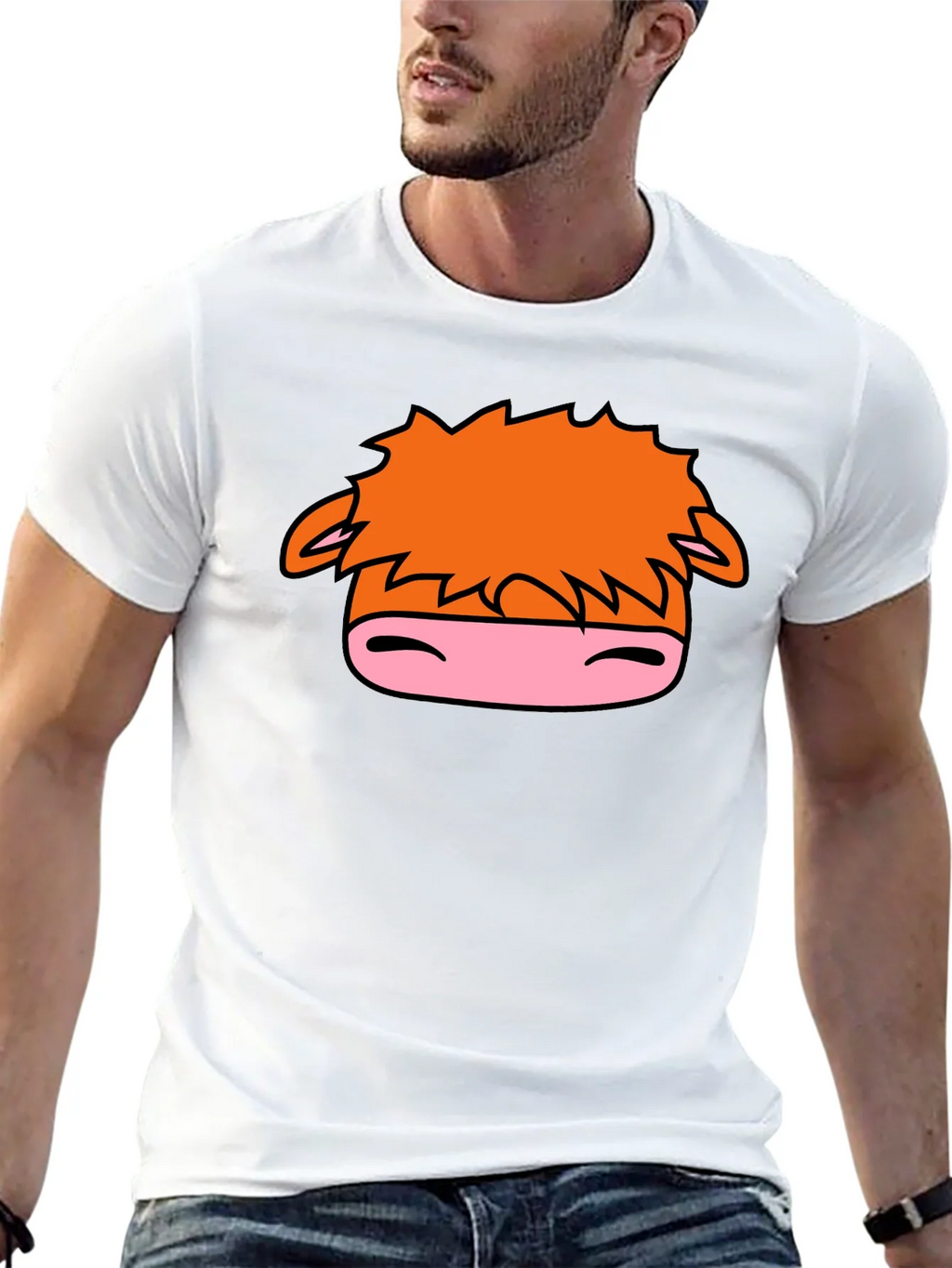 Cartoon Horse Graphic Black T-Shirt product image 12