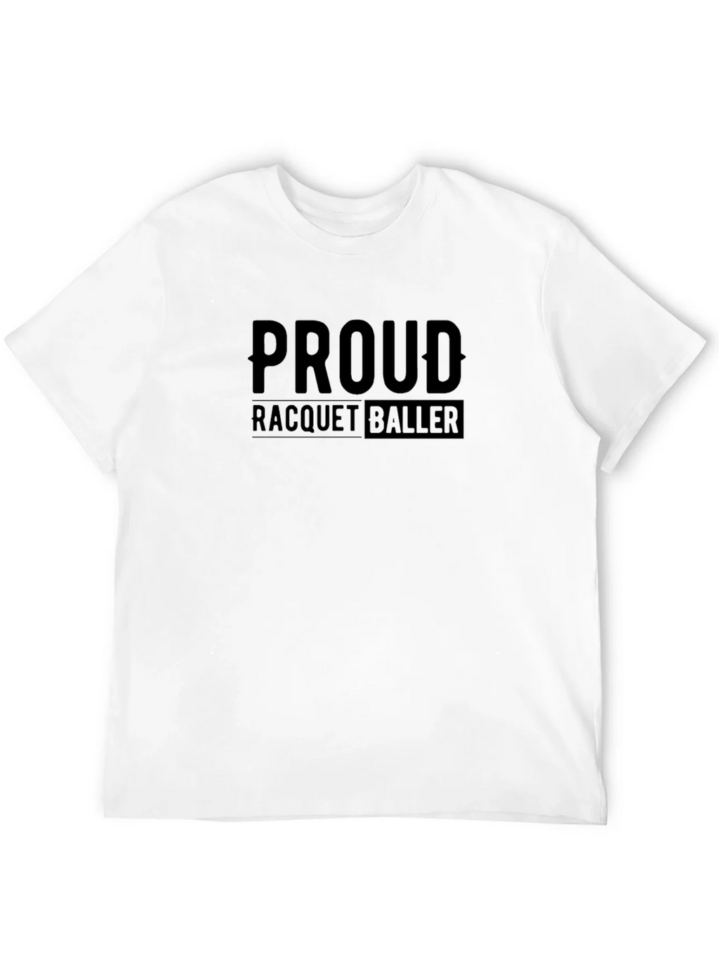 Proud Racquetballer Black T-Shirt product image 11