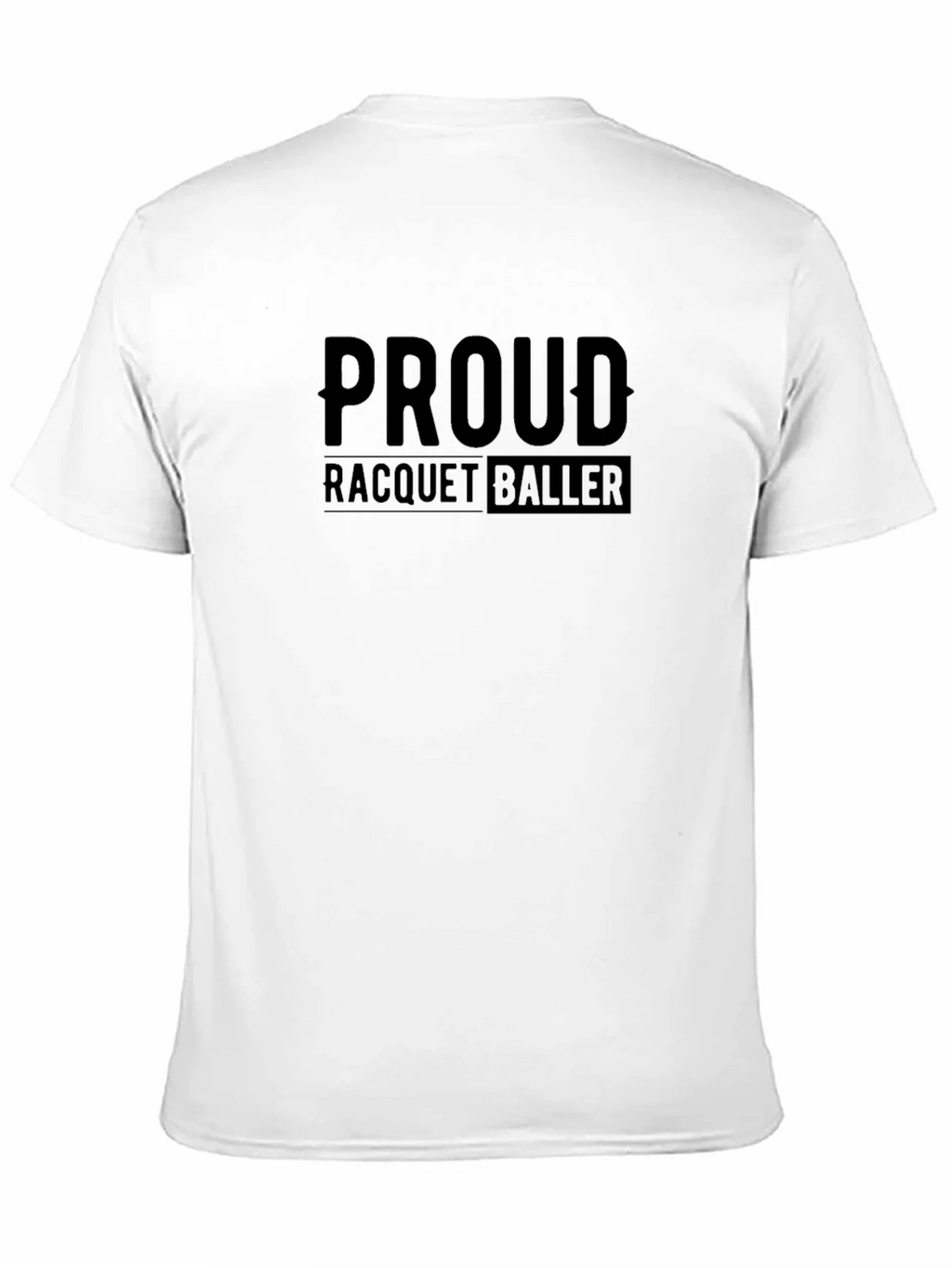 Proud Racquetballer Black T-Shirt product image 10