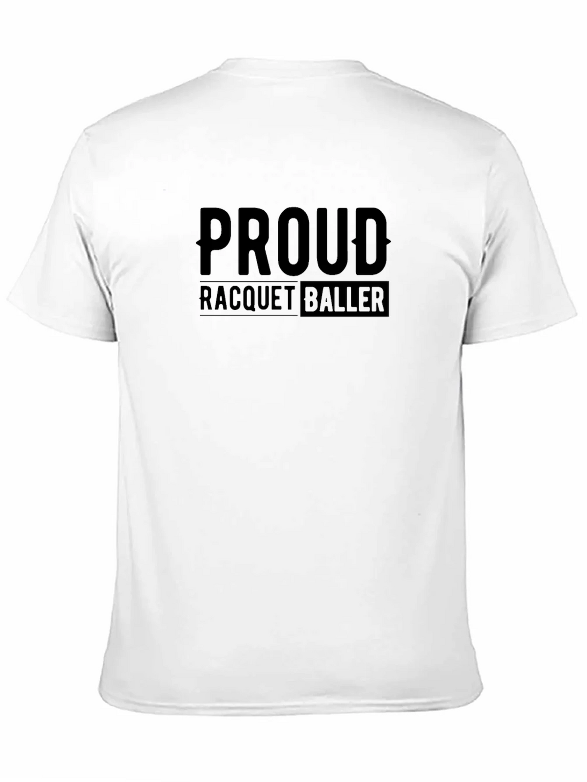 Proud Racquetballer Black T-Shirt product image 10