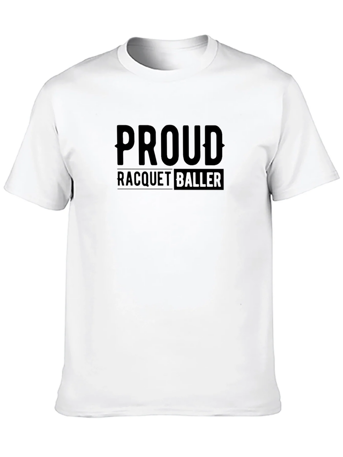 Proud Racquetballer Black T-Shirt product image 9