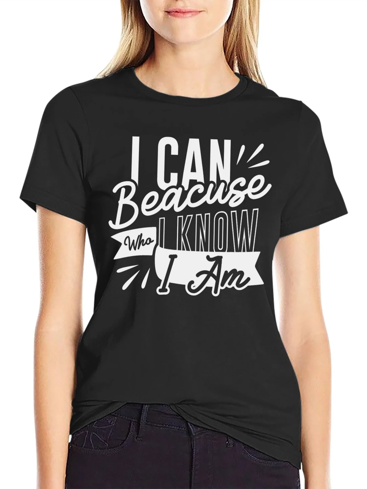 Motivational I Can Because T-Shirt product image 2