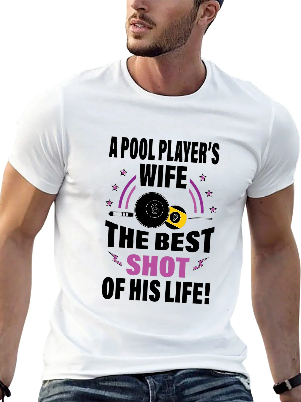 Pool Players Wife T-Shirt - Best Shot Design product image 11