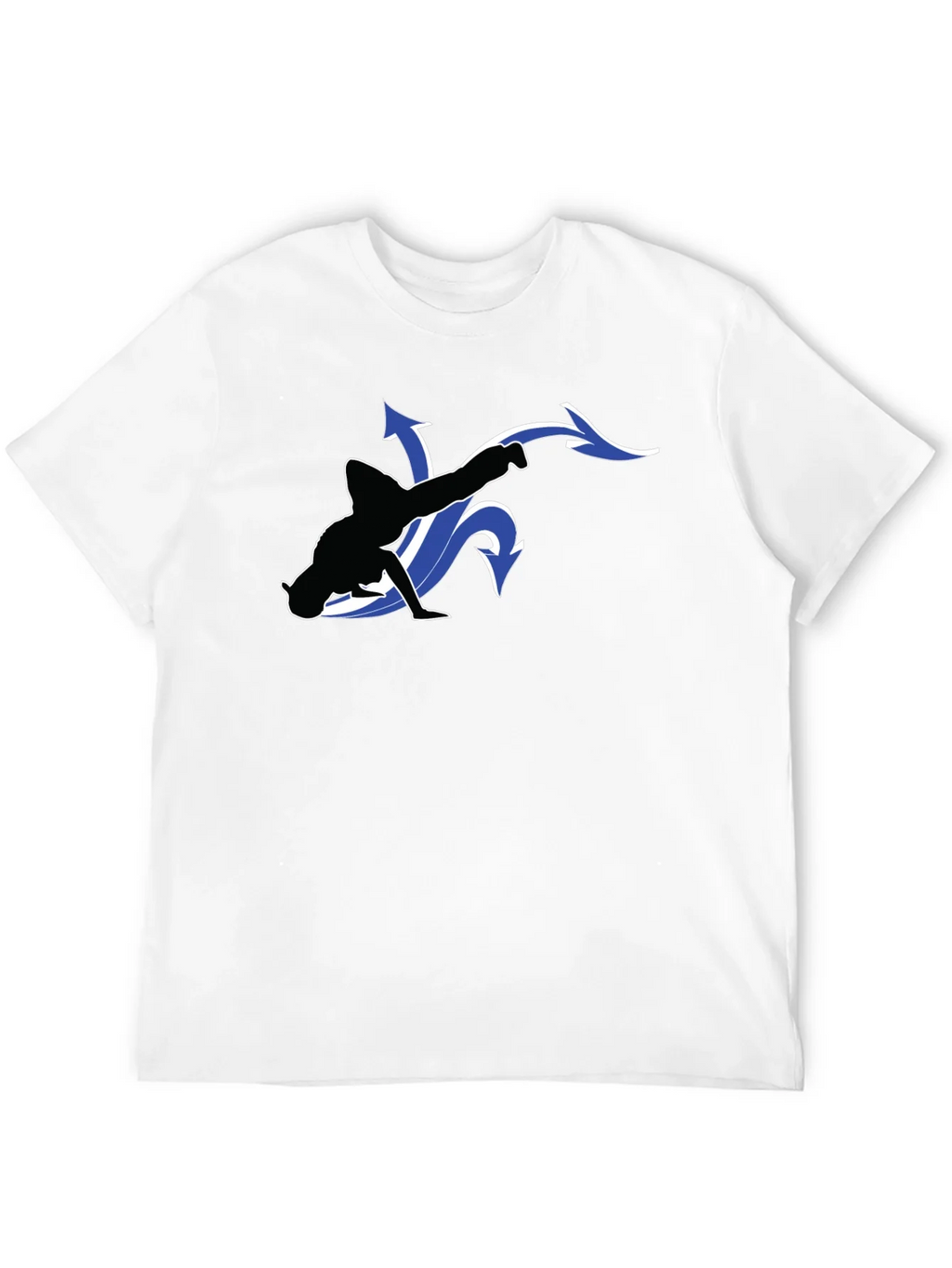 Cool Black T-Shirt with Dancer Graphic product image 11