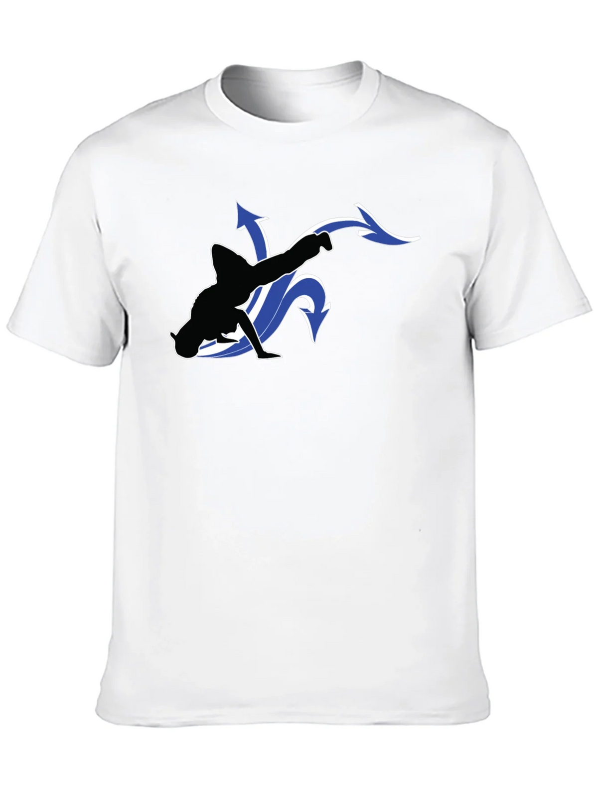 Cool Black T-Shirt with Dancer Graphic product image 9