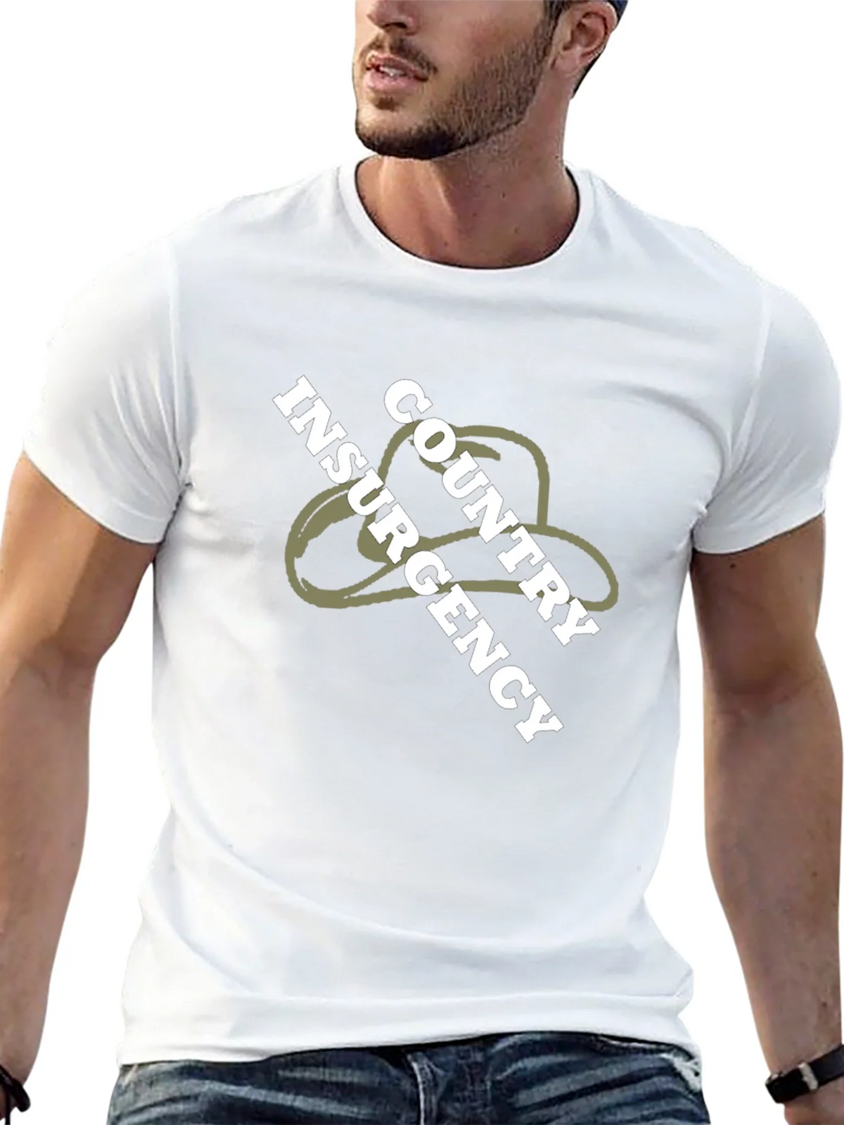 Country Insurgency Graphic Tee - Black