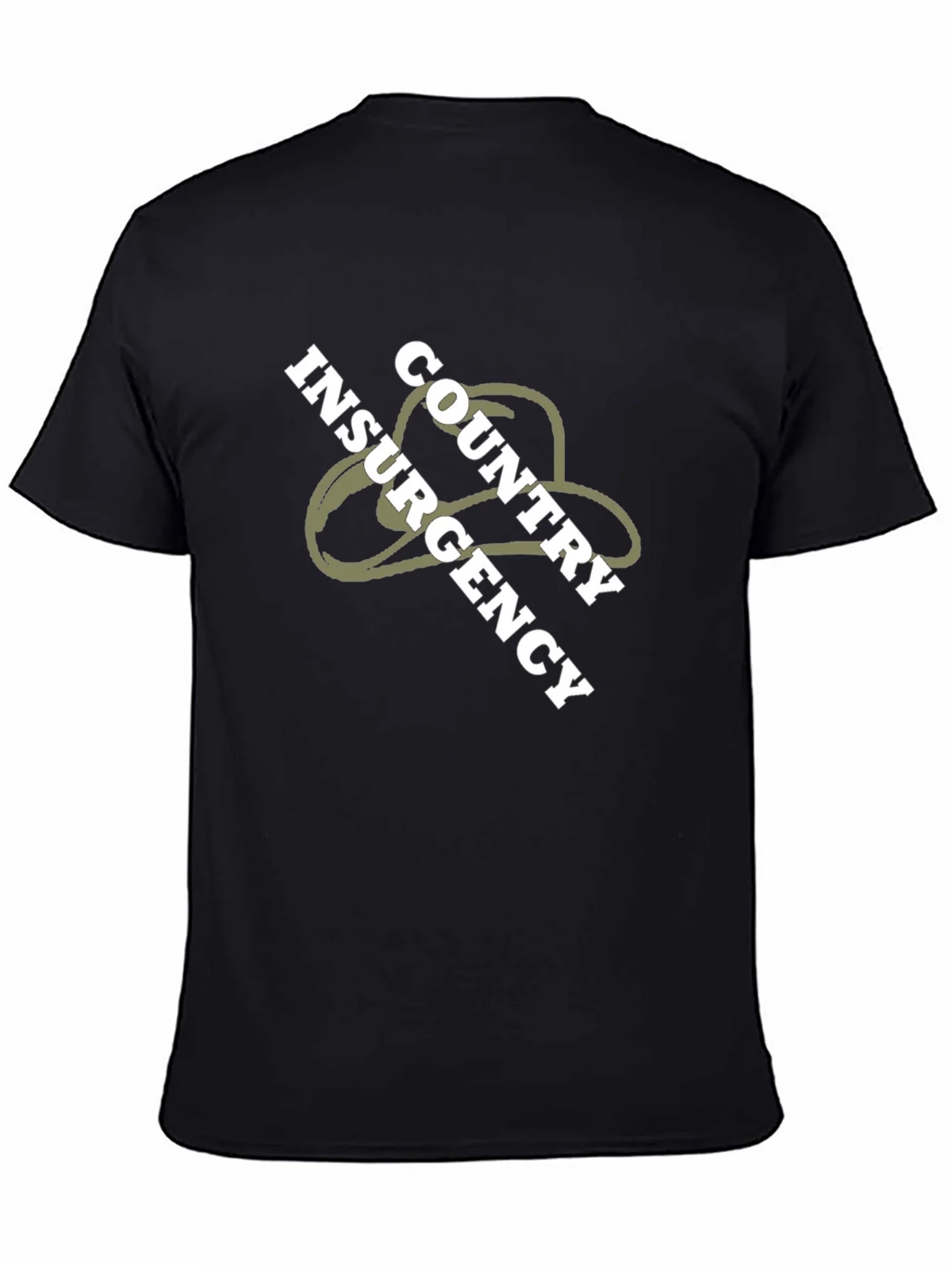 Country Insurgency Graphic Tee - Black