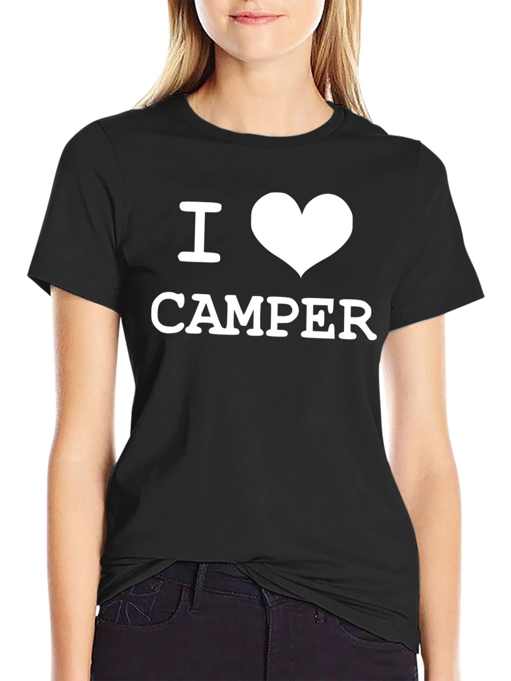 I Love Camper Black T-Shirt product image 2
