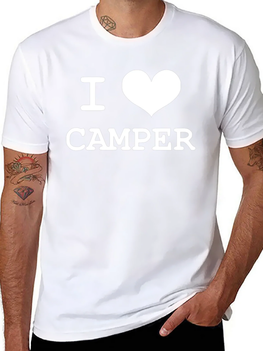 I Love Camper Black T-Shirt product image 7