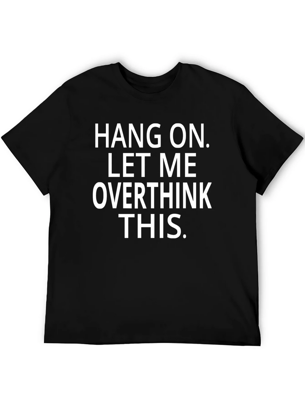 Overthink Black Crew Neck Graphic Tee product image 5