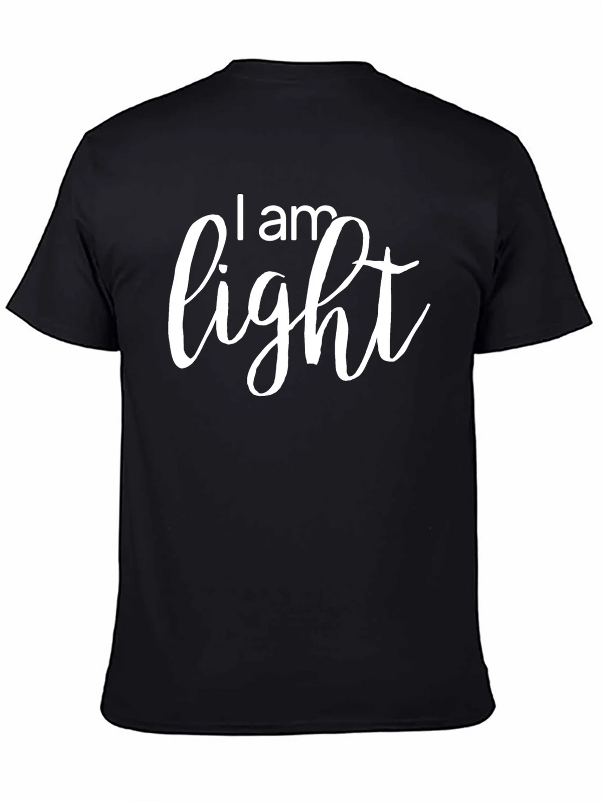 I am Light Black Graphic T-Shirt product image 4