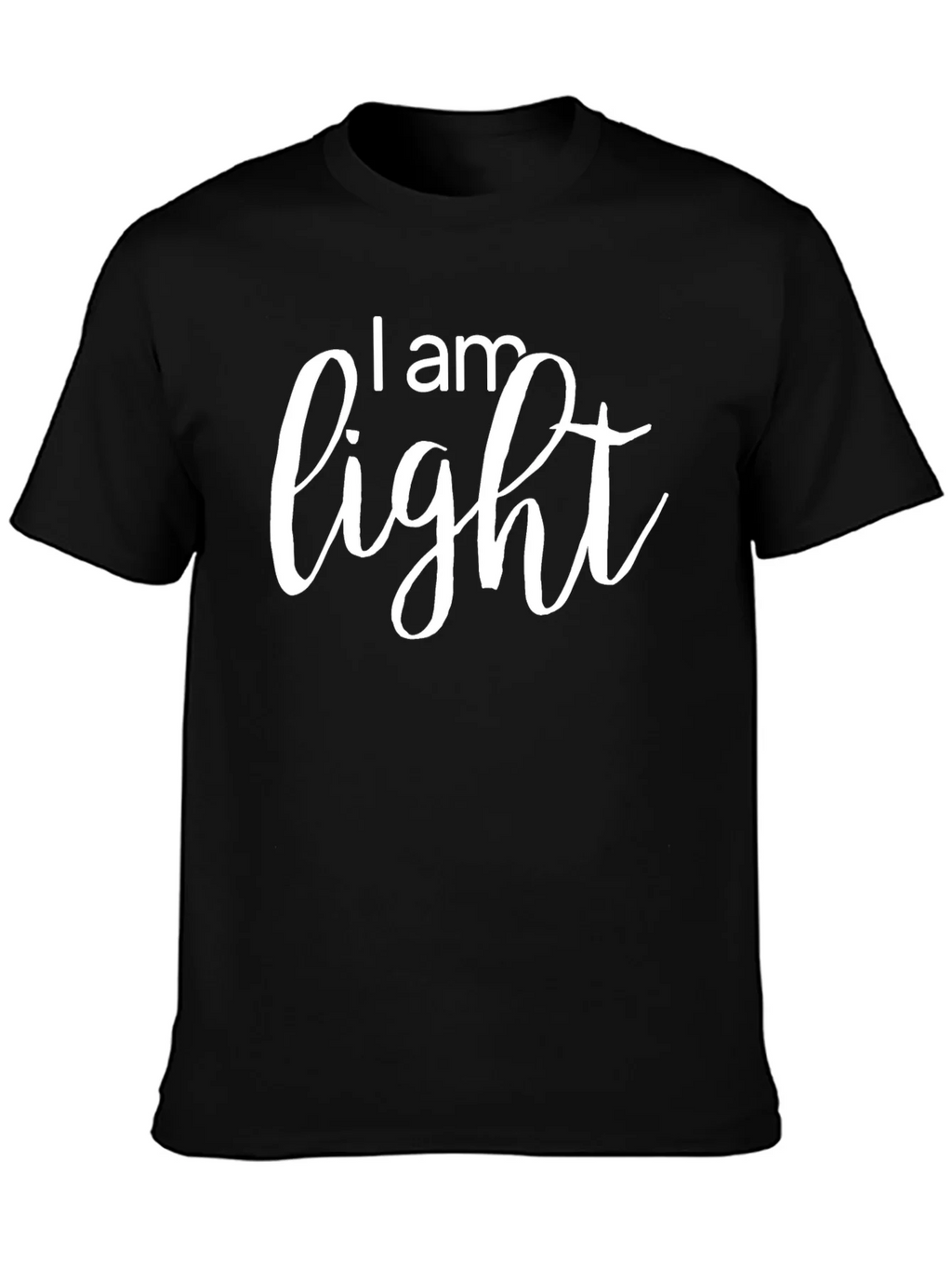 I am Light Black Graphic T-Shirt product image 3