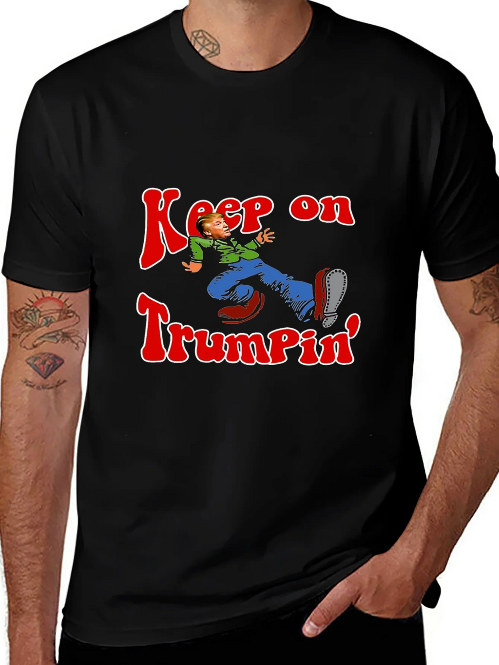 Keep On Trumpin Graphic Tee - Novelty Humor T-Shirt product image 1
