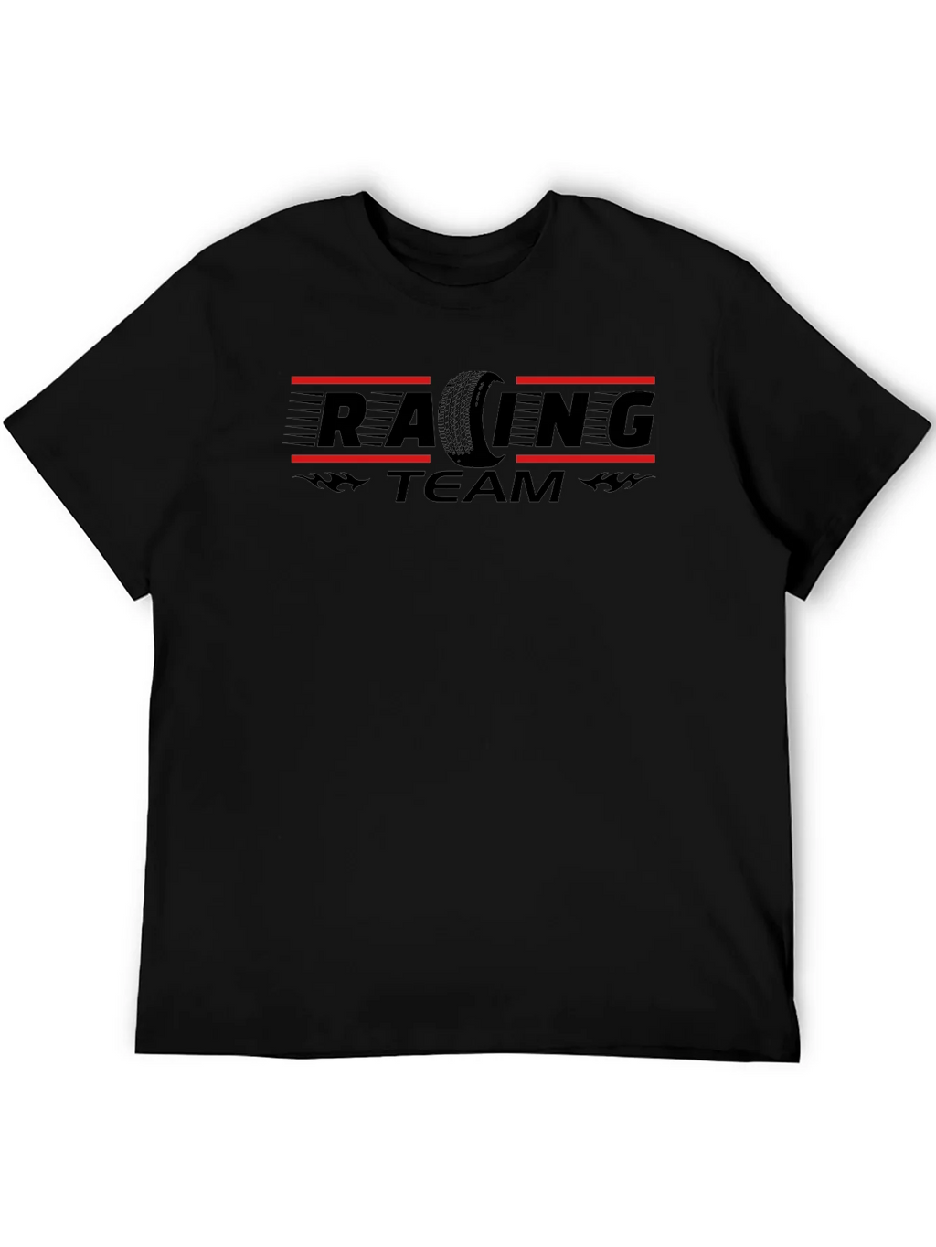 Racing Team Black Graphic T-Shirt product image 5