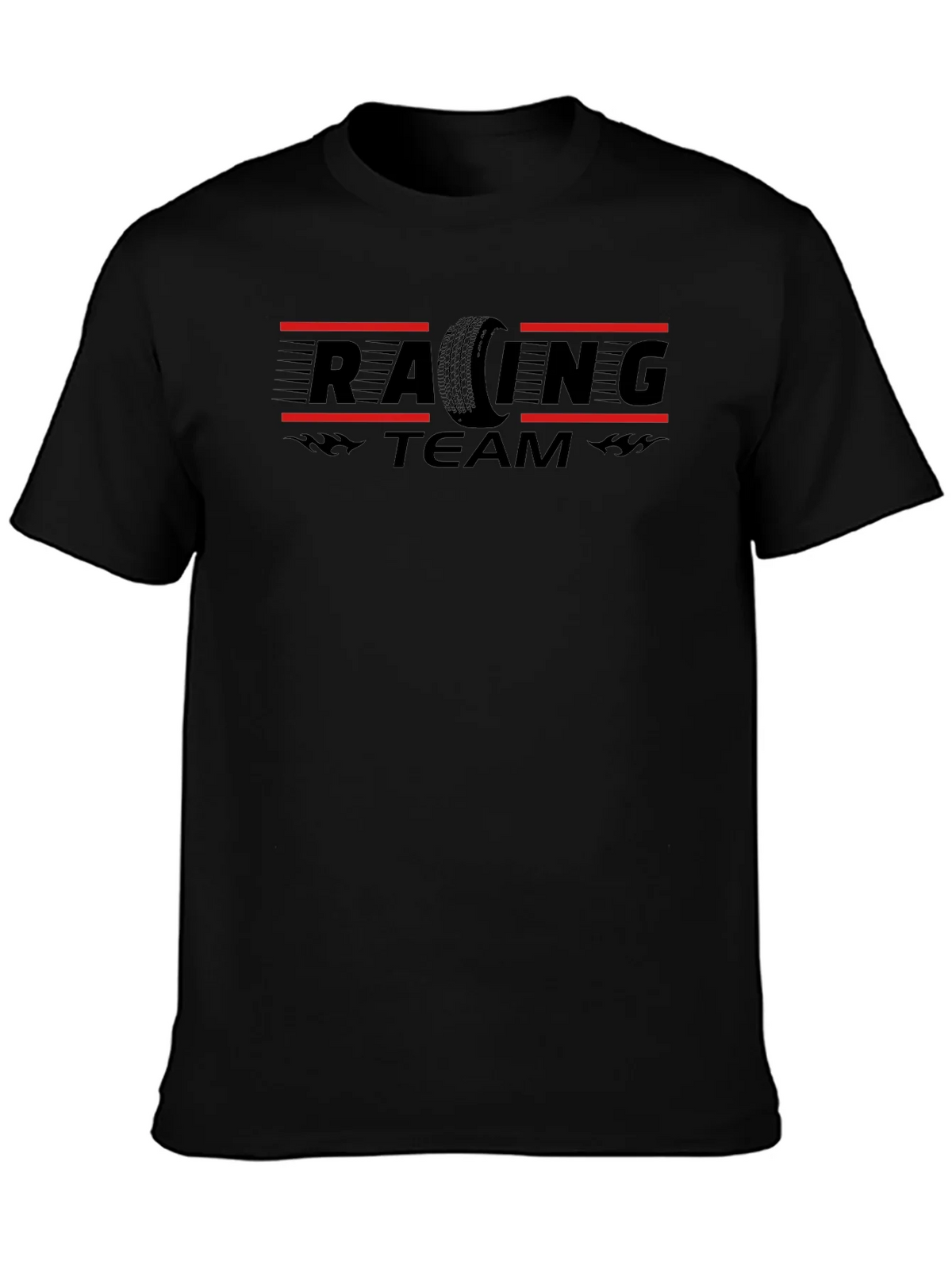 Racing Team Black Graphic T-Shirt product image 3