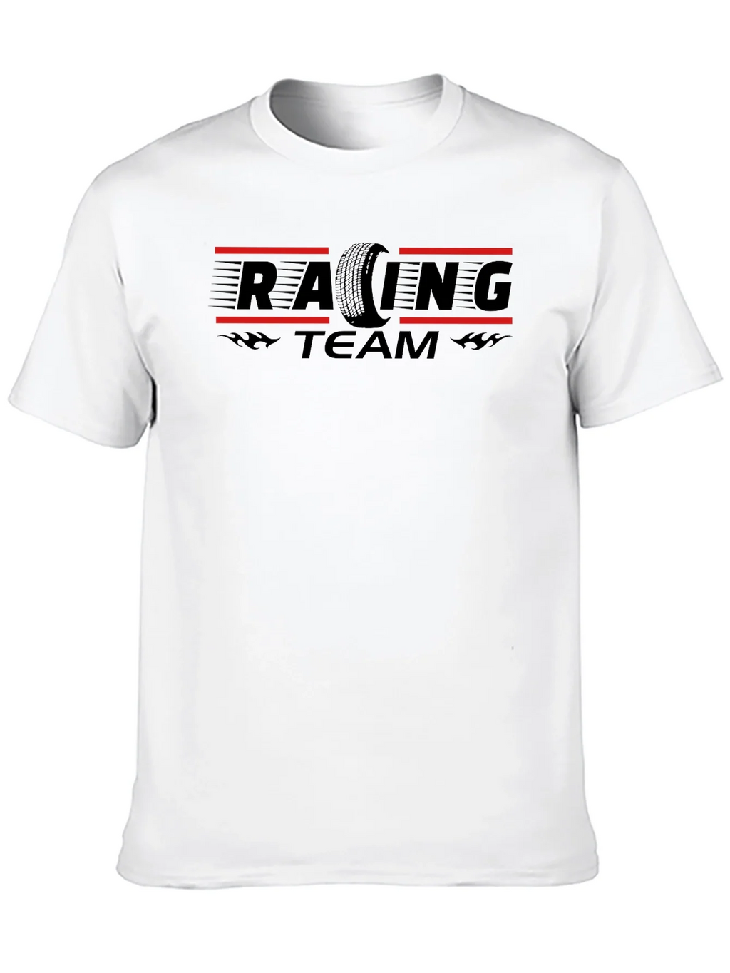 Racing Team Black Graphic T-Shirt product image 9