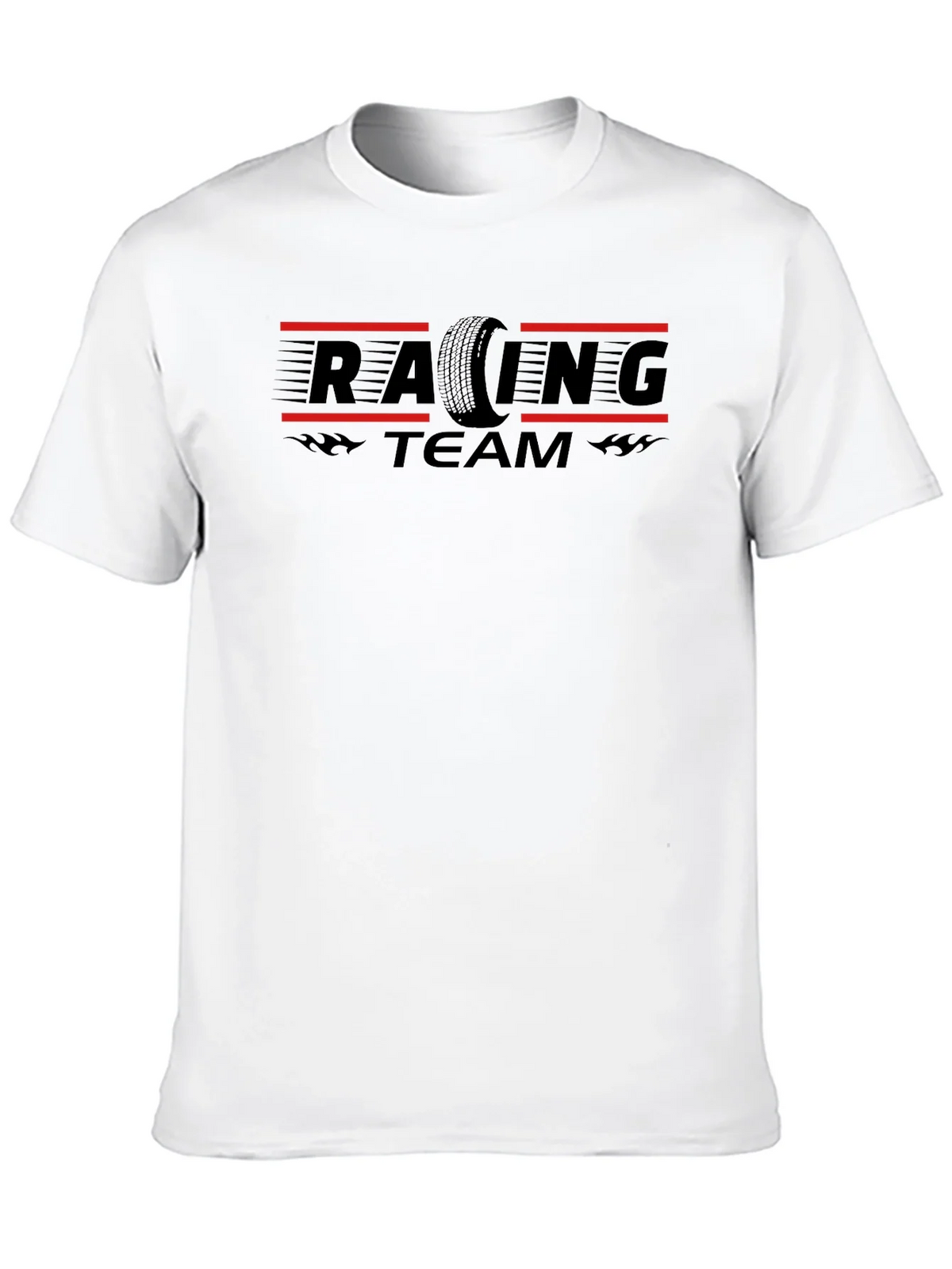 Racing Team Black Graphic T-Shirt product image 9