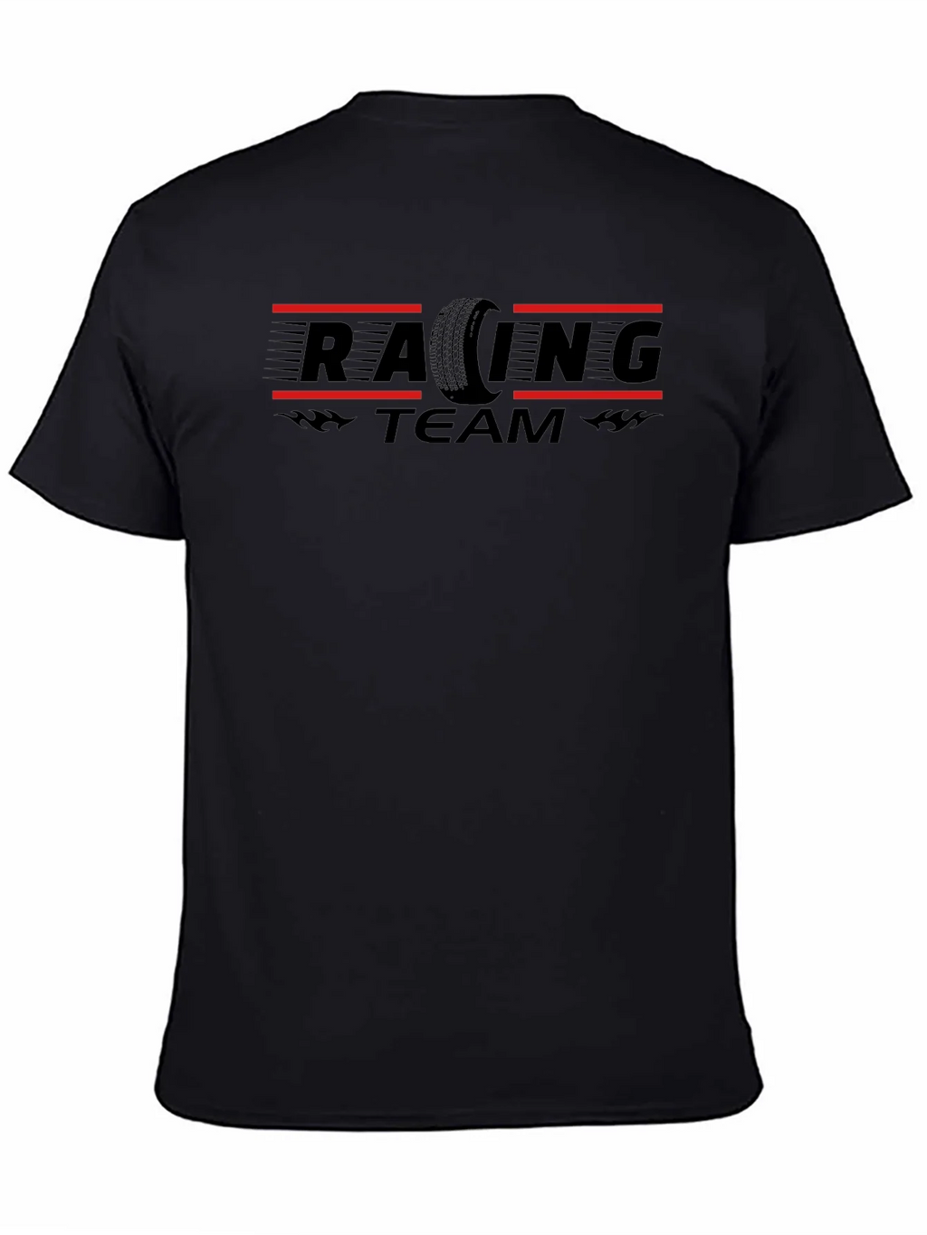 Racing Team Black Graphic T-Shirt product image 4