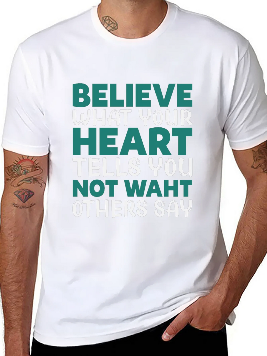 Believe in Your Heart Graphic Tee product image 7