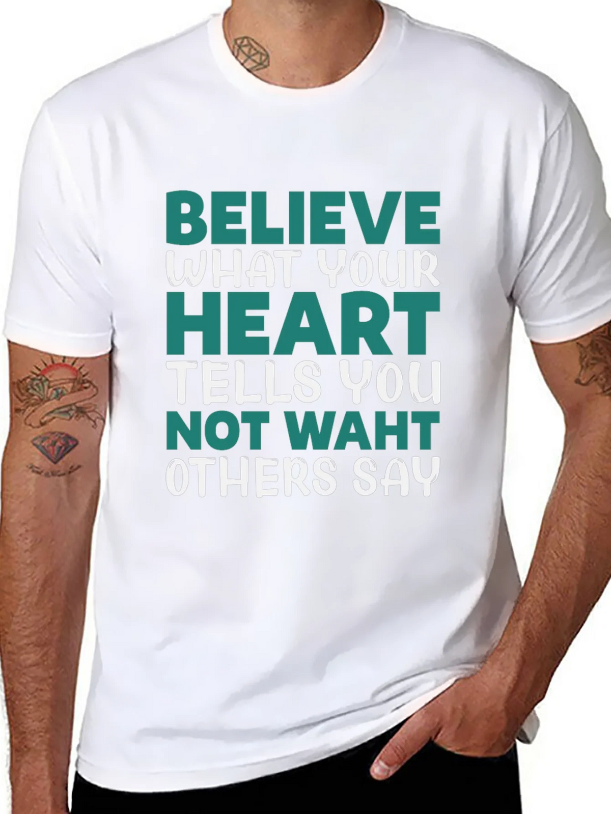 Believe in Your Heart Graphic Tee product image 7