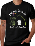 Cute Panda Bamboo T-Shirt product image 1