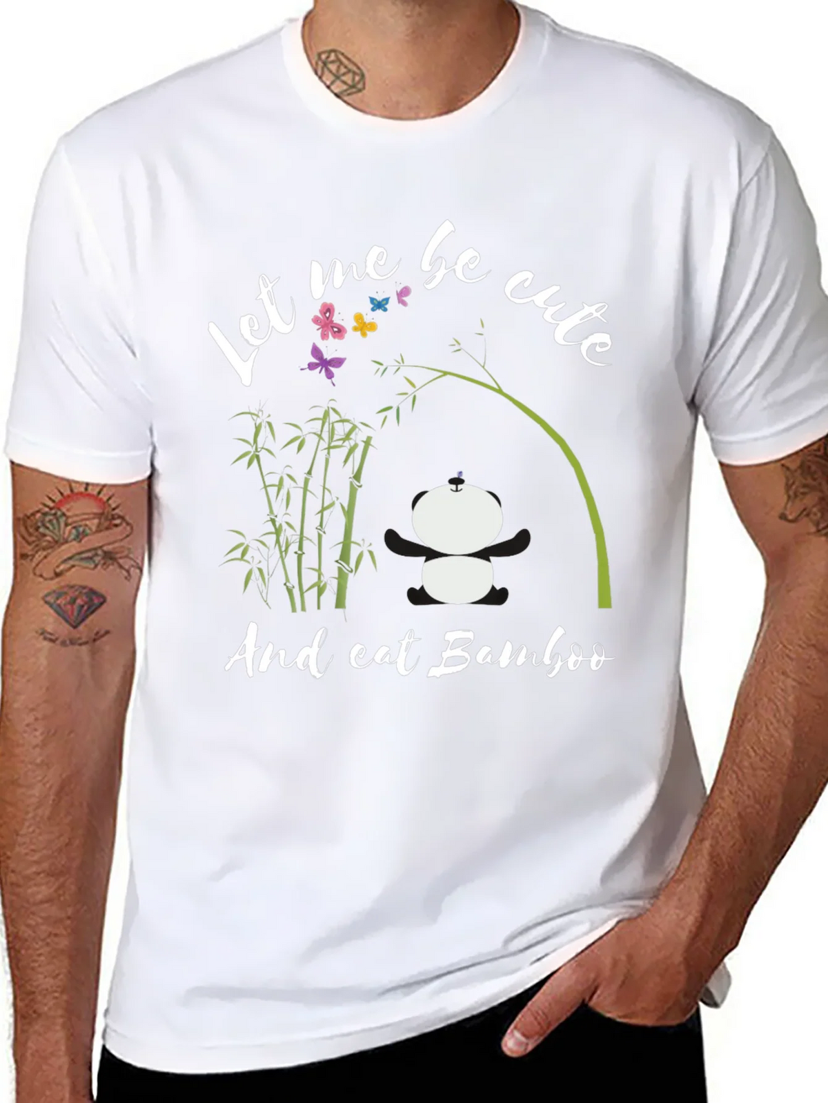 Cute Panda Bamboo T-Shirt product image 7