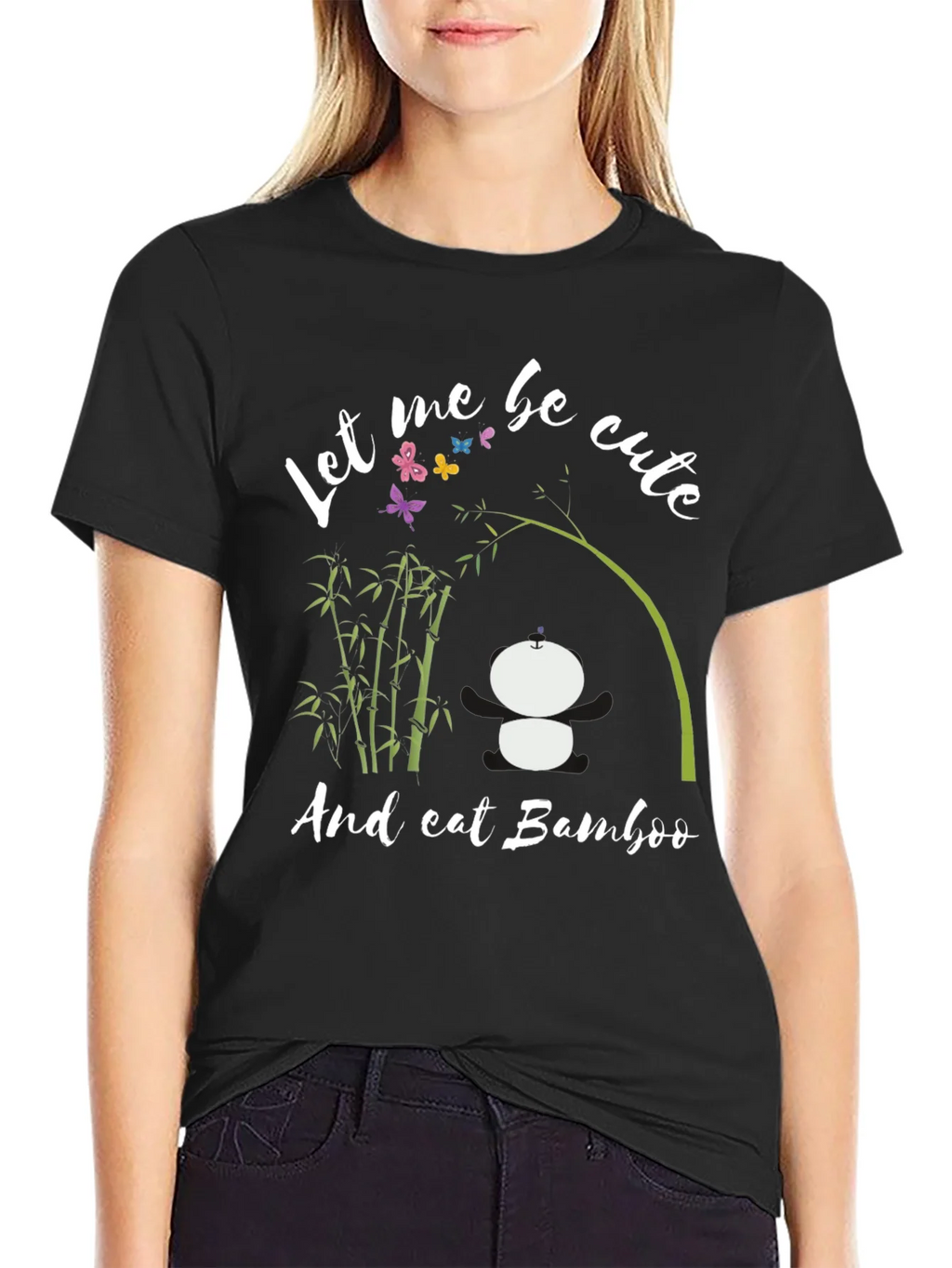 Cute Panda Bamboo T-Shirt product image 2