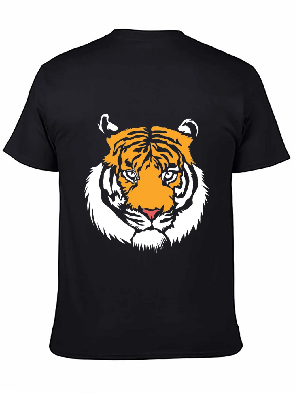 Bold Tiger Graphic Tee - Black Cotton Blend product image 1