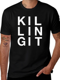 Killing It Black T-Shirt - Statement Tee product image 1