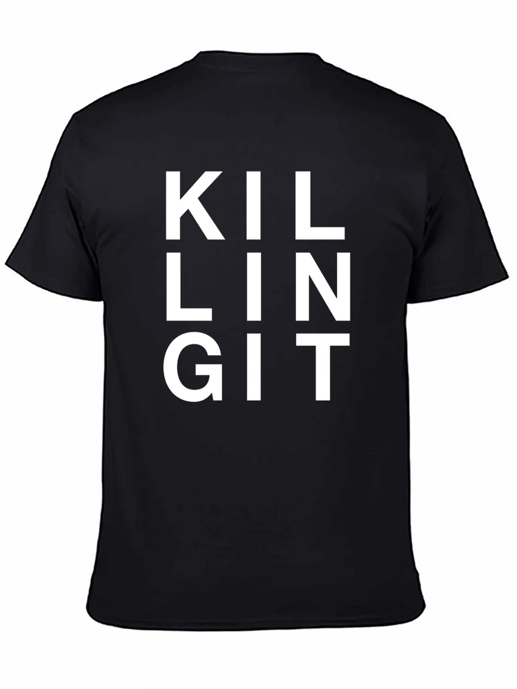 Killing It Black T-Shirt - Statement Tee product image 4