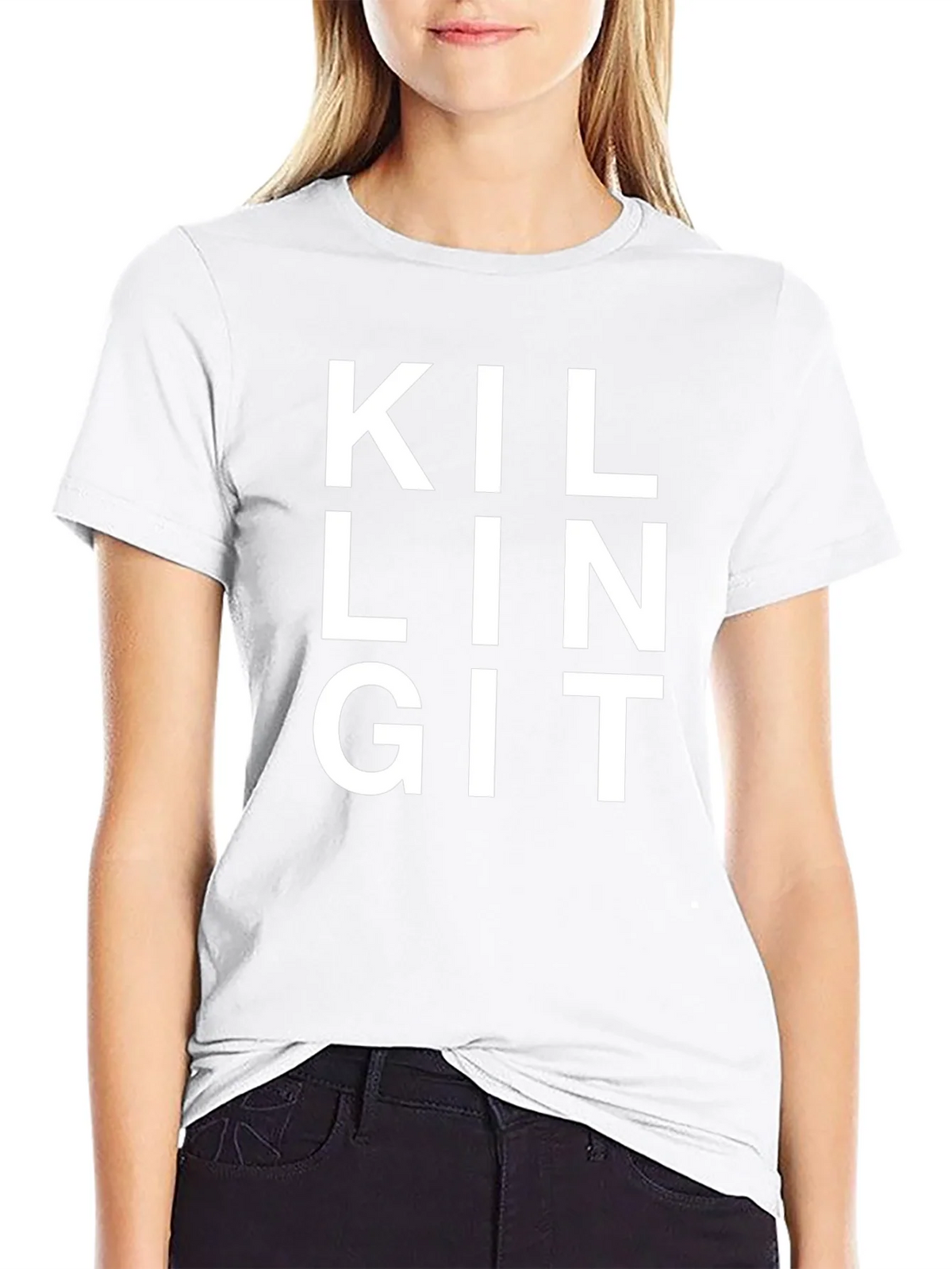 Killing It Black T-Shirt - Statement Tee product image 8