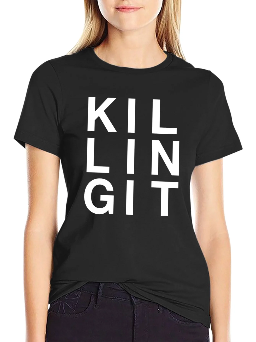 Killing It Black T-Shirt - Statement Tee product image 2