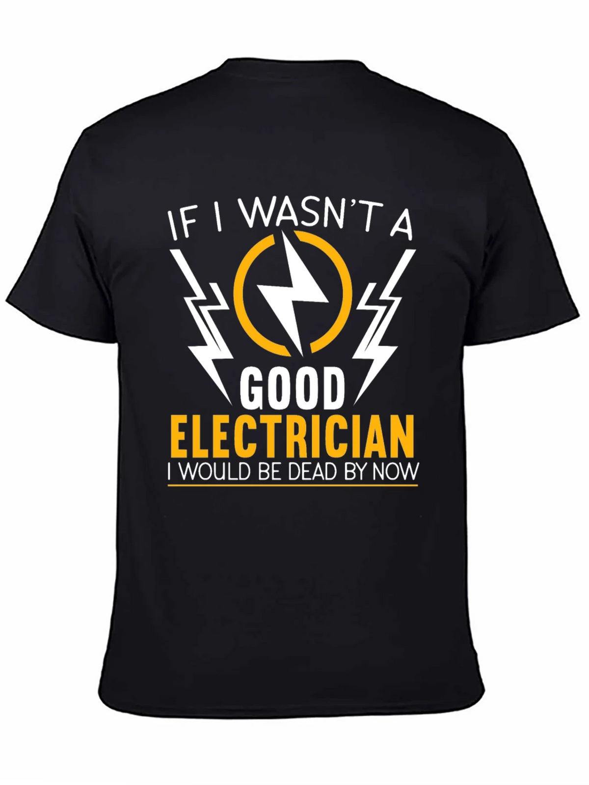 Electrician Humor Graphic T-Shirt - Black product image 4